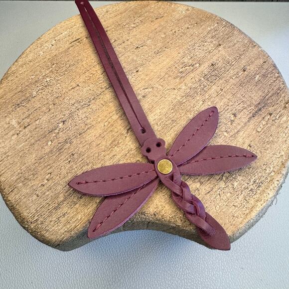 Portland Leather Dragonfly Charm LOLLIPOP FAST SHIP Bag Purse Charm NEW! - Picture 3 of 6